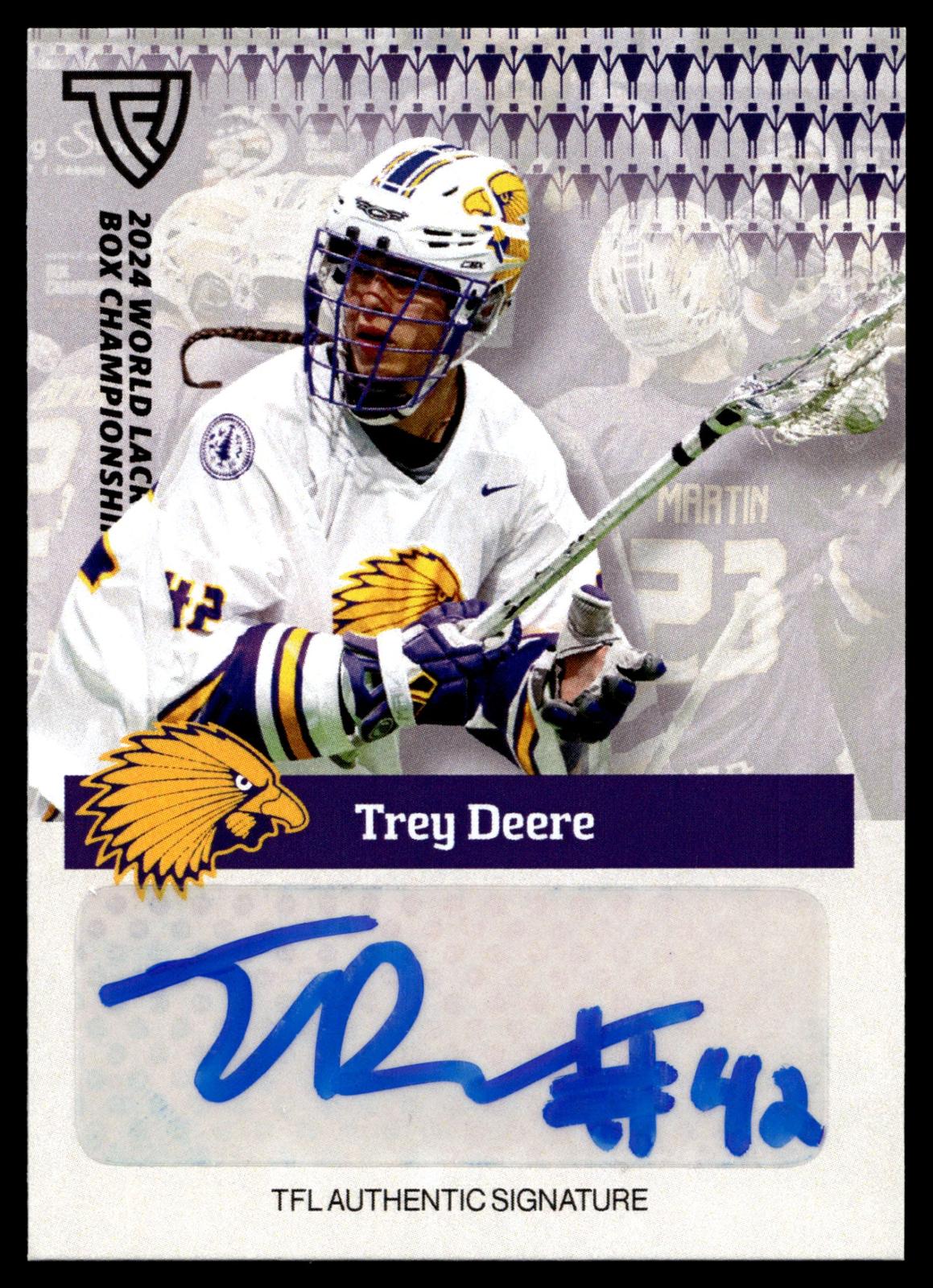 Trey Deere 2024 TFL WBLC Team Haudenosuanee Base Auto
