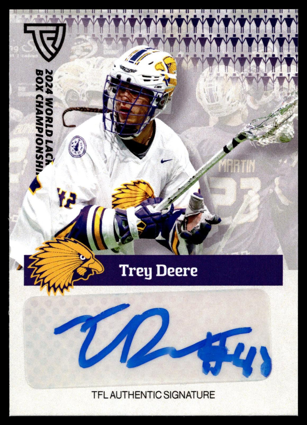 Trey Deere 2024 TFL WBLC Team Haudenosuanee Base Auto
