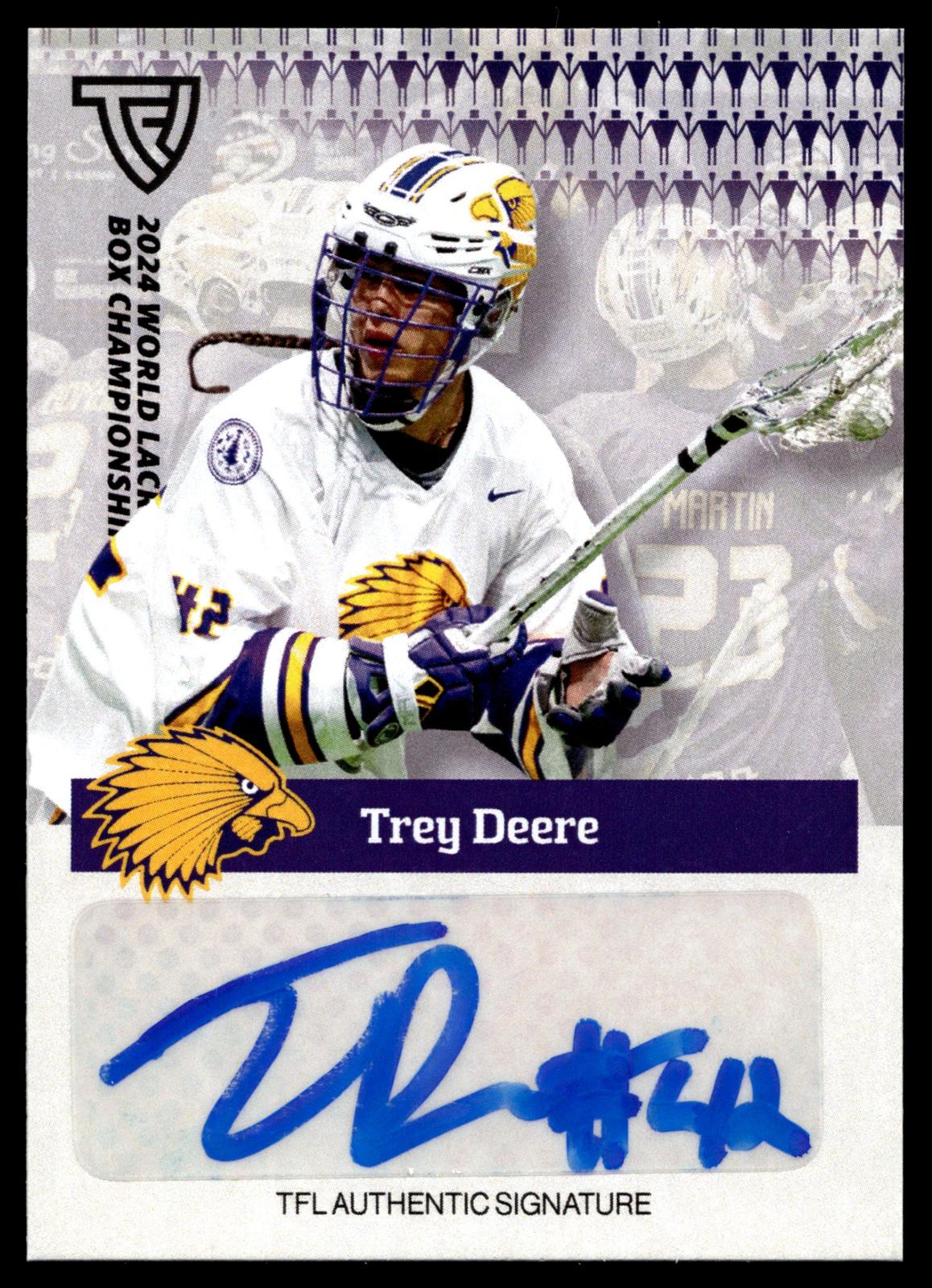 Trey Deere 2024 TFL WBLC Team Haudenosuanee Base Auto