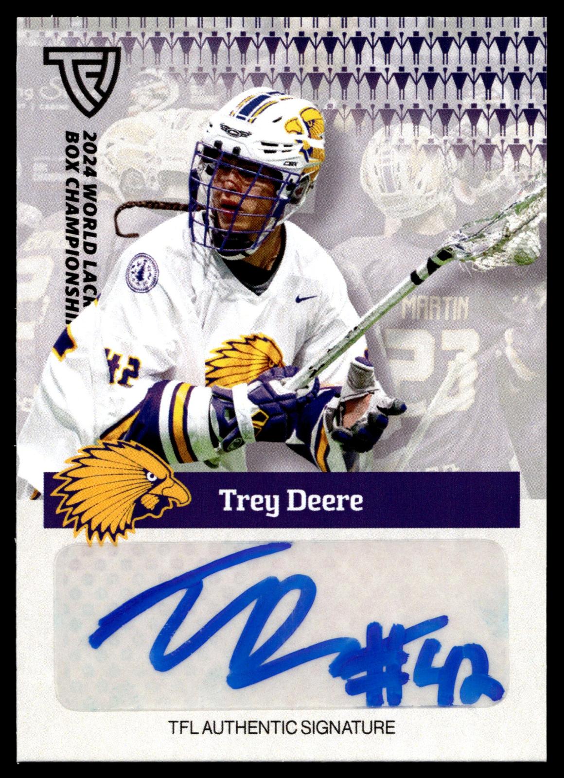 Trey Deere 2024 TFL WBLC Team Haudenosuanee Base Auto