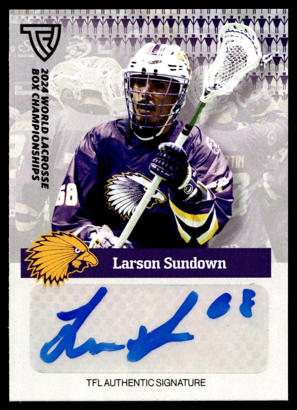 Larson Sundown 2024 TFL WBLC Team Haudenosuanee Base Auto
