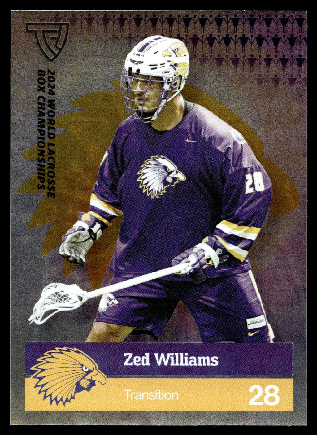 Zed Williams 2024 TFL WBLC Team Haudenosuanee Tie Dye