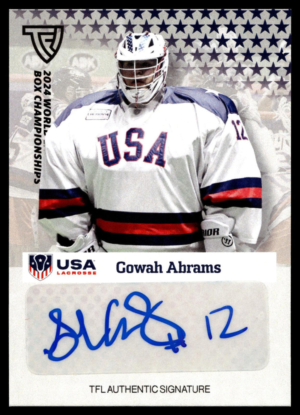 Gowah Abrams 2024 TFL WBLC Team USA Base Auto