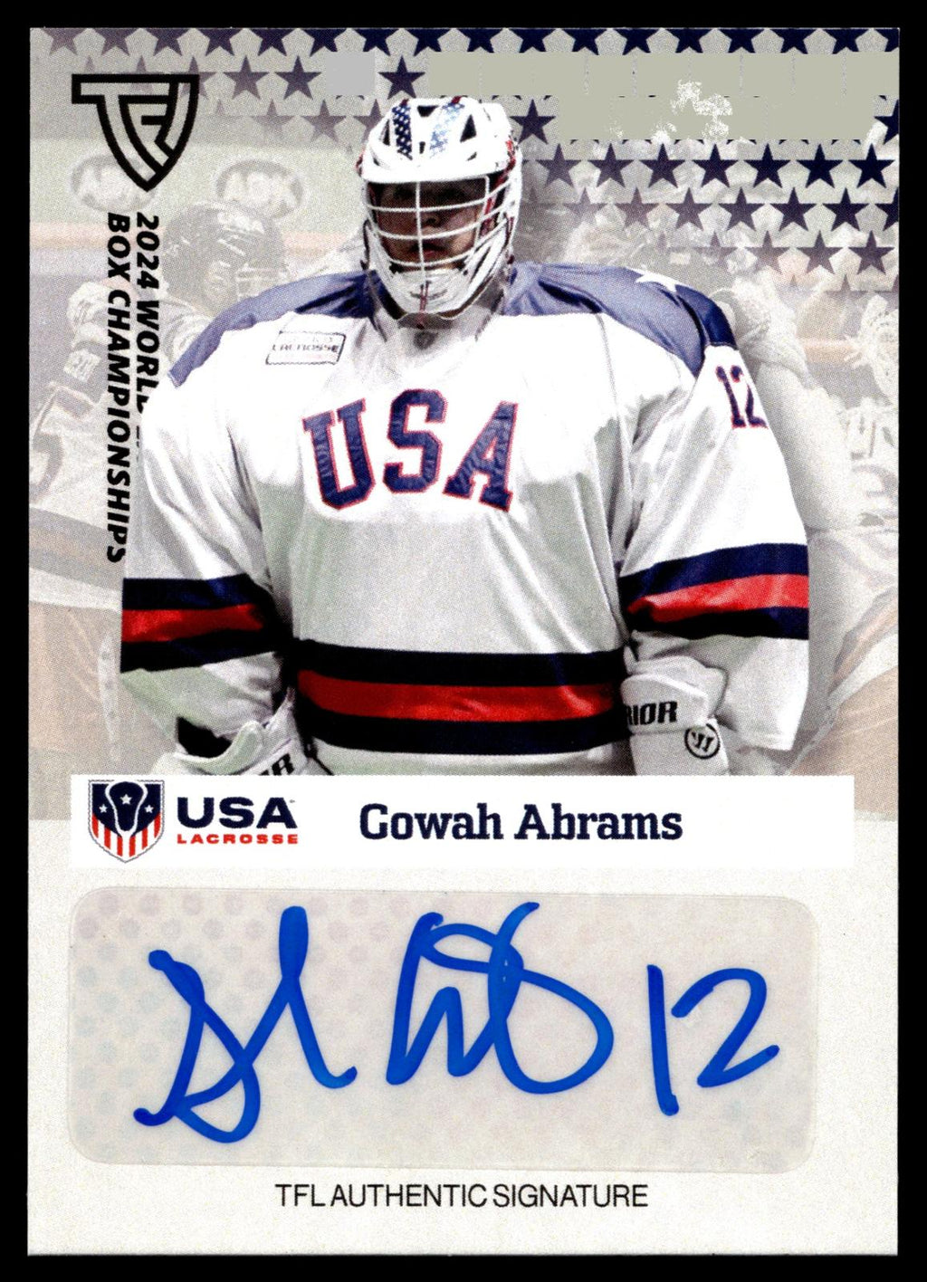 Gowah Abrams 2024 TFL WBLC Team USA Base Auto