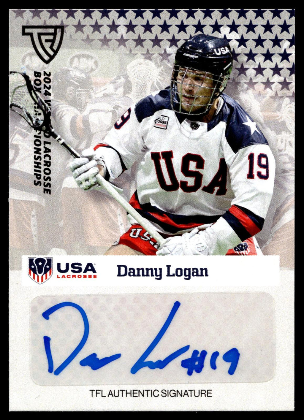 Danny Logan 2024 TFL WBLC Team USA Base Auto