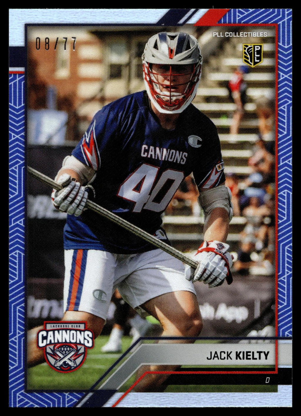 Jack Kielty 2023 PLL Snapshot Boston Cannons Blue 08/77 #31