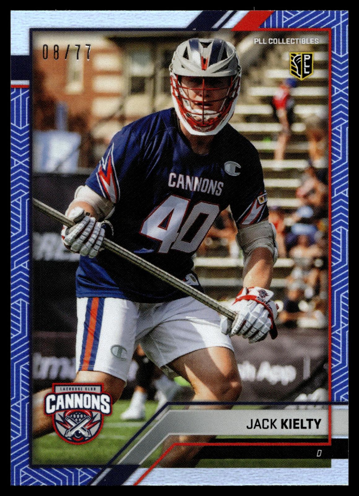 Jack Kielty 2023 PLL Snapshot Boston Cannons Blue 08/77 #31