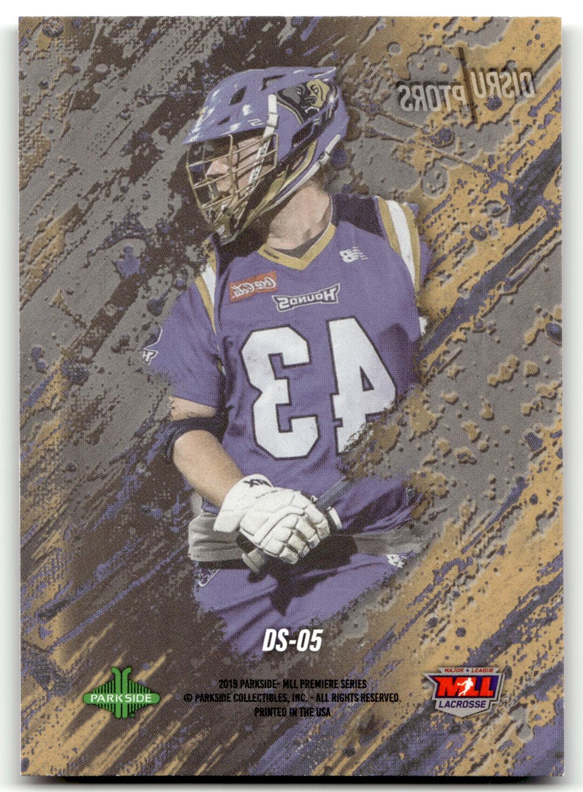 Noah Dak 2019 MLL Premier Series Charlotte Hounds Disrupters #DS-05