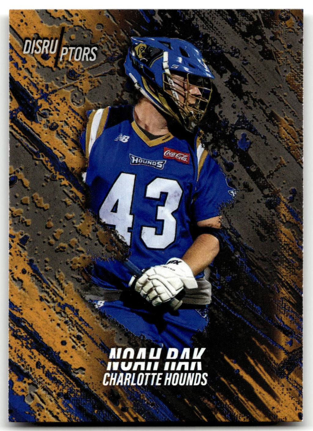 Noah Dak 2019 MLL Premier Series Charlotte Hounds Disrupters #DS-05