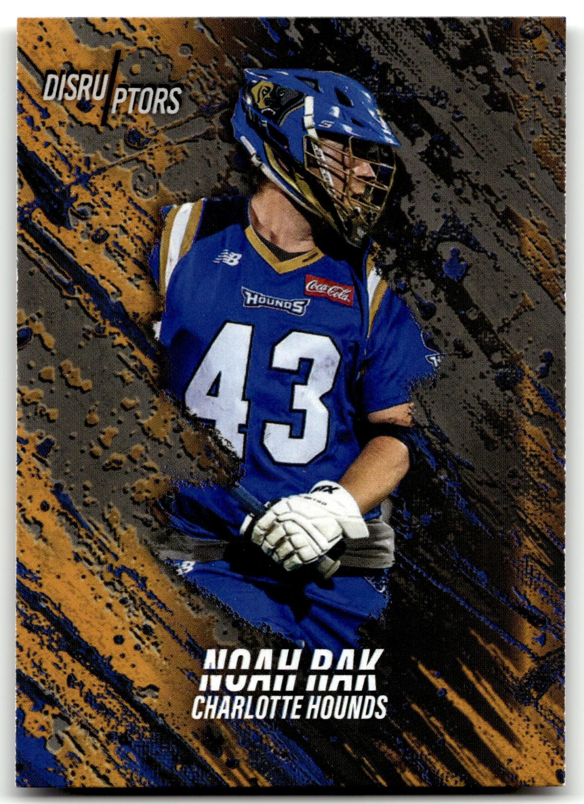 Noah Dak 2019 MLL Premier Series Charlotte Hounds Disrupters #DS-05