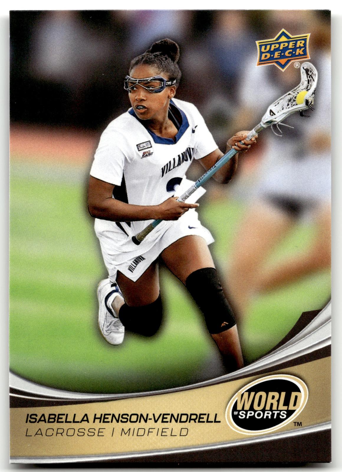 Isabella Henson-Vendrell 2026 Upper Deck WOS Volume 2 Villanova #147