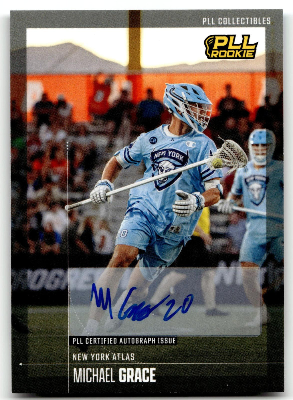 Michael Grace 2026 PLL Fieldside II New York Atlas Base Auto #67