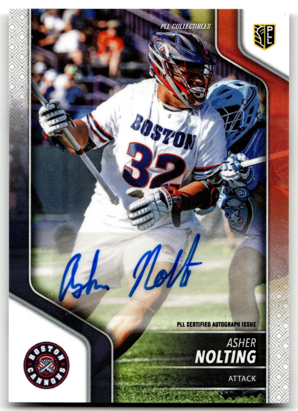 Asher Nolting 2024 PLL Release Boston Cannons Base Auto #59