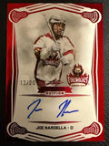 Joe Nardella 2025 Leaf NLL Inaugural Albany Firewolves Red Auto 13/20 #BA-JN1
