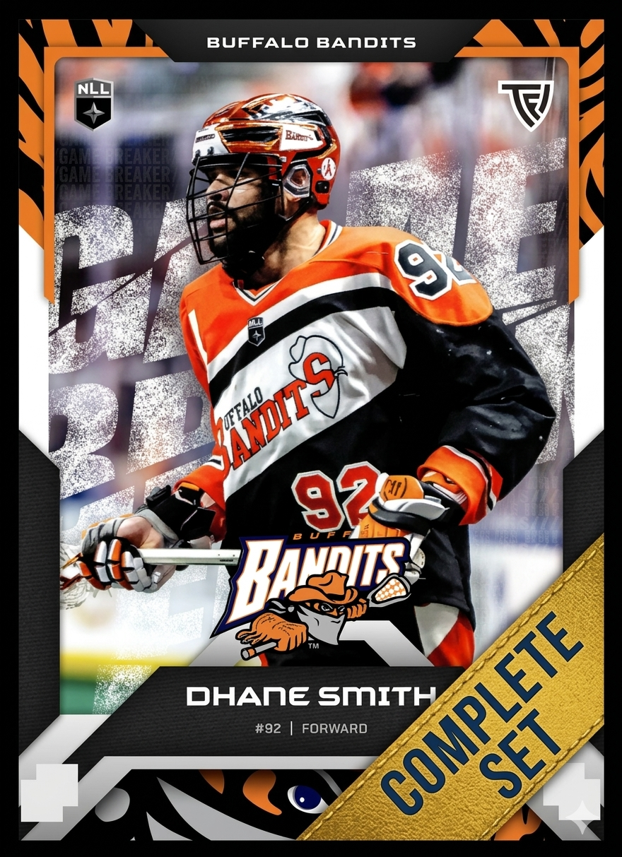 2025 TFL NLL Release Complete 123 Card Base Set