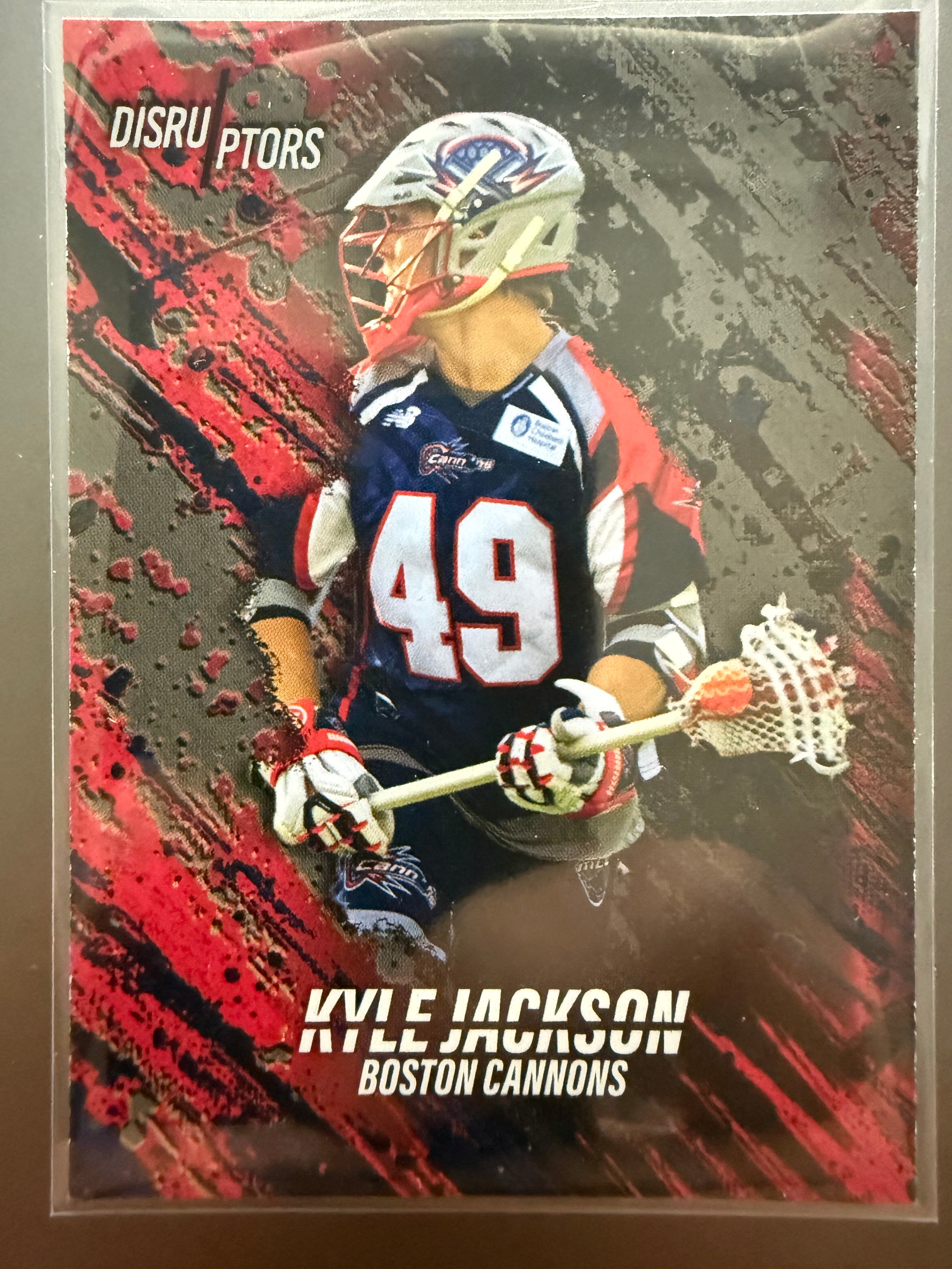 Kyle Jackson 2019 Parkside Major League Lacrosse MLL Disrupters DS-10 Boston Cannons