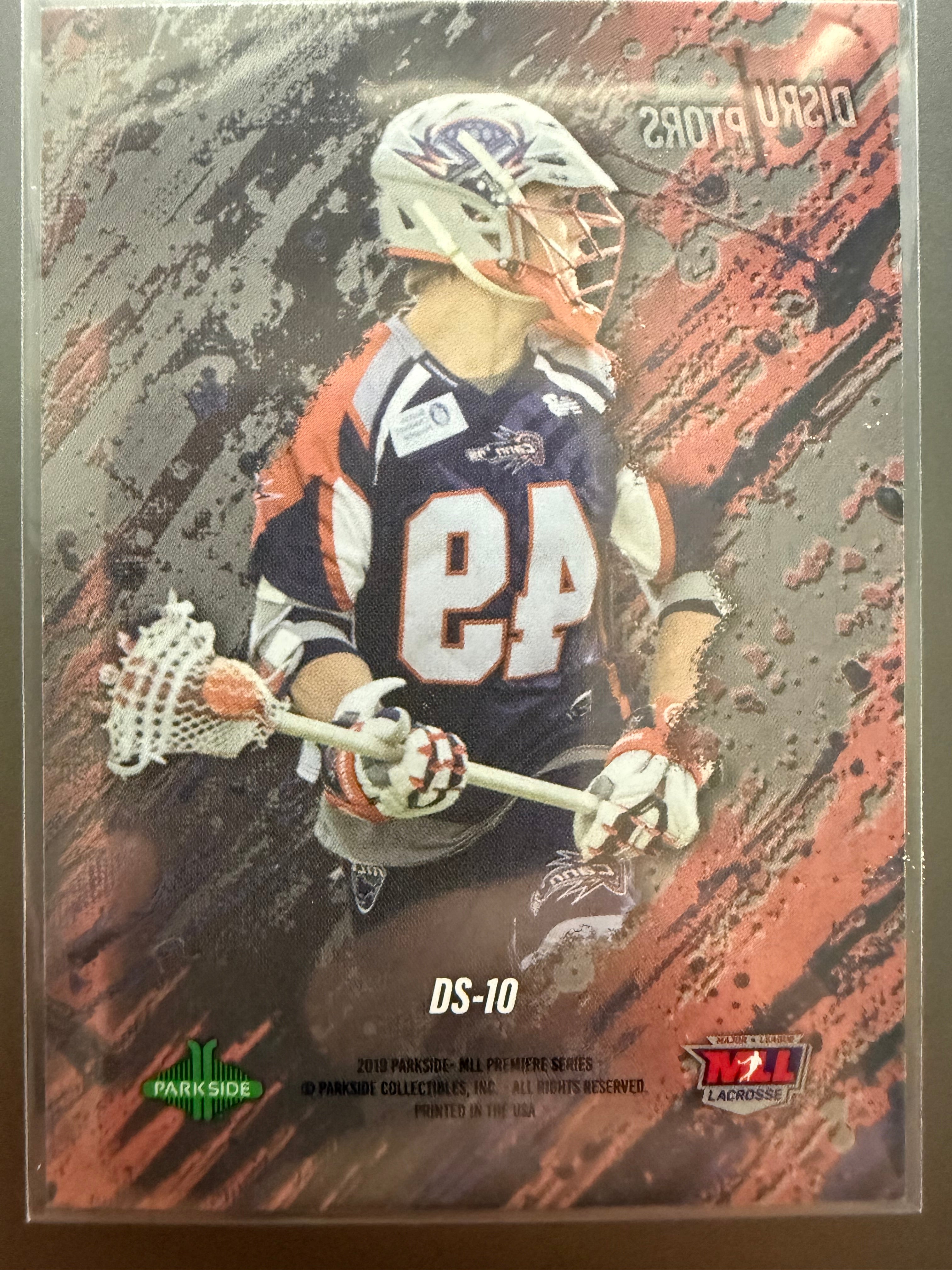 Kyle Jackson 2019 Parkside Major League Lacrosse MLL Disrupters DS-10 Boston Cannons